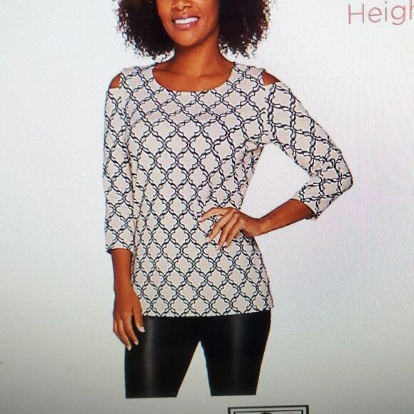 Susan GRAVER WEEKEND PRINTED TUNIC L - Picture 7 of 7